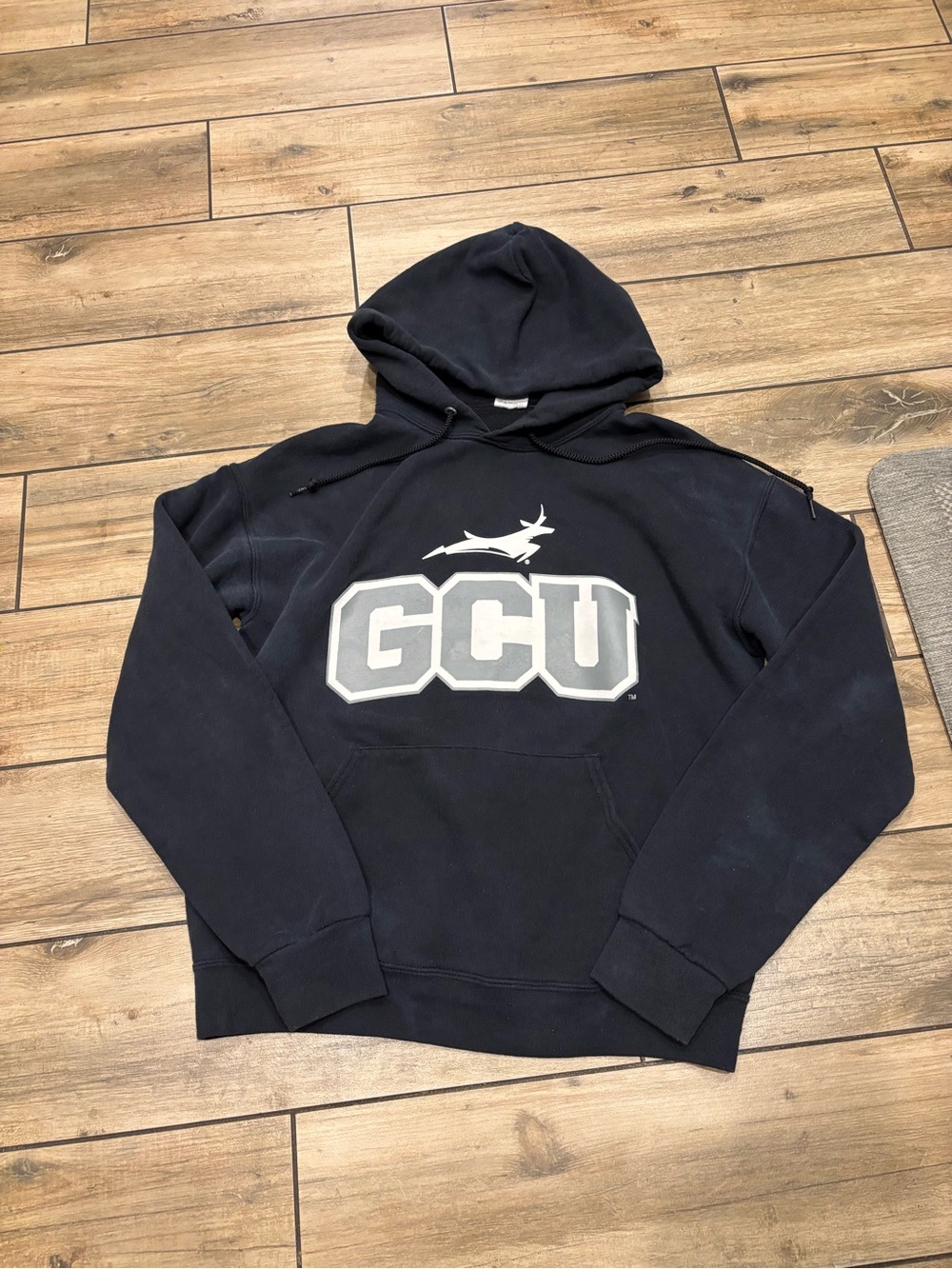 Y2K GCU Lopes Jerzees Hoodie Sweatshirt Size M Grand Canyon University